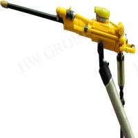 Hengwang long service life portable rock drill air leg type YT28 gasoline rock drill