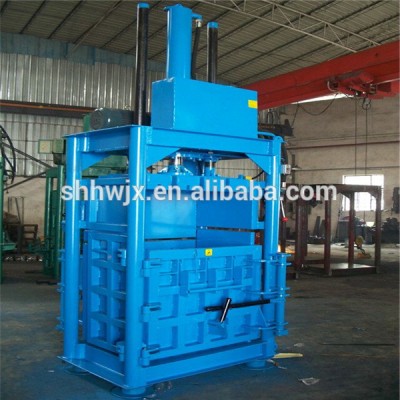 shanghai hengwang hydraulic scrap metal mini baler baling press machine