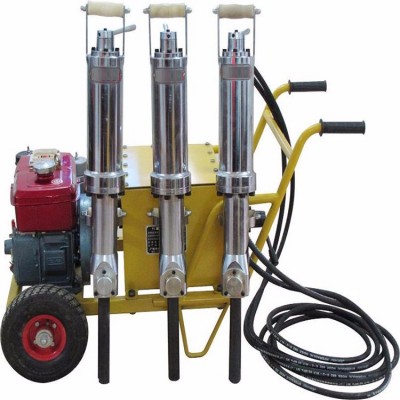 Pneumatic driven hydraulic rock splitter for sale